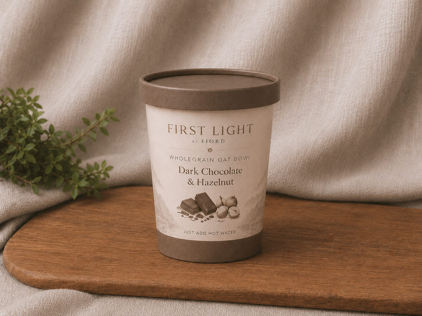 First Light Oat Bowl — Dark Chocolate & Hazelnut