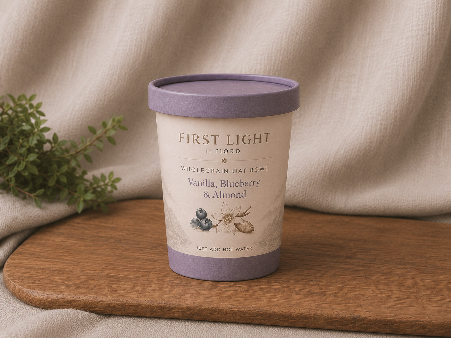 First Light Oat Bowl — Vanilla, Blueberry & Almond